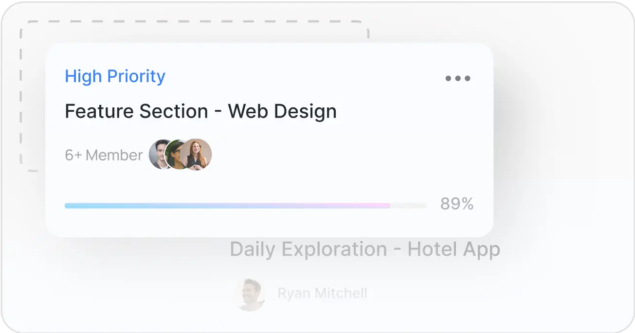 Local search planning dashboard